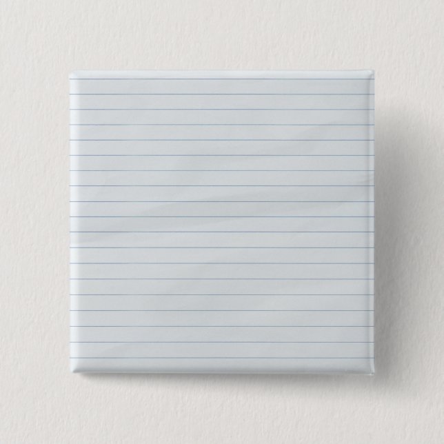 Bóton Quadrado 5.08cm Papel ligado (Frente)