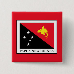 Bóton Quadrado 5.08cm Papua-Nova Guiné