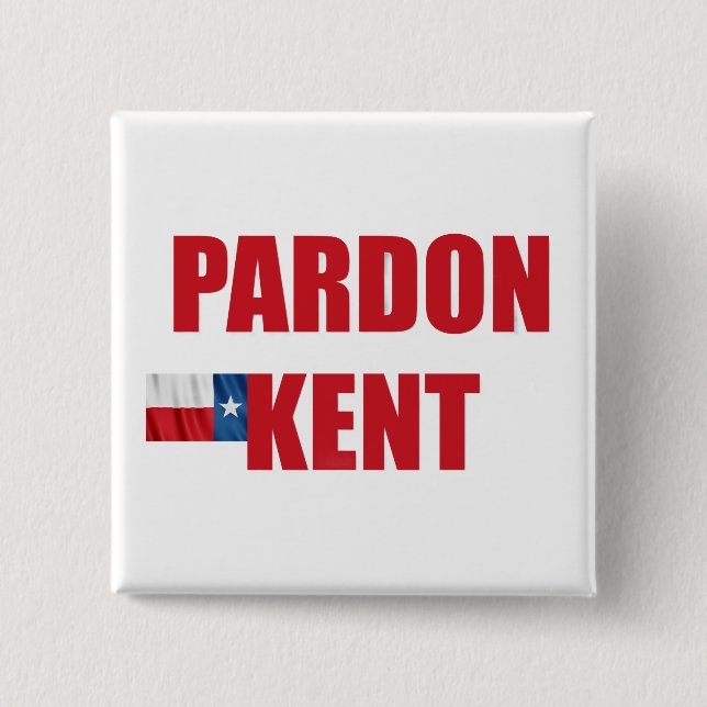 Bóton Quadrado 5.08cm Pardon Kent (Frente)