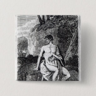 Bóton Quadrado 5.08cm Parque do Mungo em África