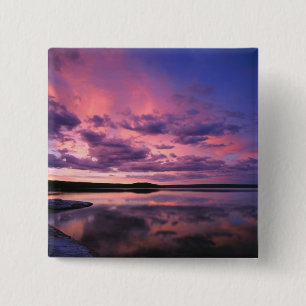 Bóton Quadrado 5.08cm Parque Nacional Yellowstone, Wyoming. EUA.