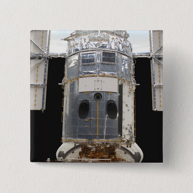 Bóton Quadrado 5.08cm Parte do Telescópio Espacial Hubble (Frente)