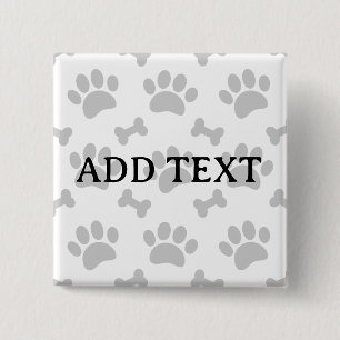 Bóton Quadrado 5.08cm Pás De cinza E Ossos