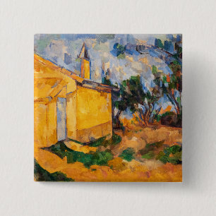 Bóton Quadrado 5.08cm Paul Cezanne - Le Cabanon de Jourdan
