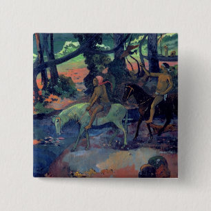 Bóton Quadrado 5.08cm Paul Gauguin o escape, Ford, 1901