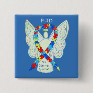 Bóton Quadrado 5.08cm PDD-NOS (Não Especificado de Outra Forma) Pin de 