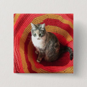 Bóton Quadrado 5.08cm Pearl Cat no Afeganistão