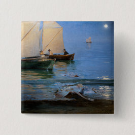 Bóton Quadrado 5.08cm Peder Severin Kroyer - Barcos De Pesca