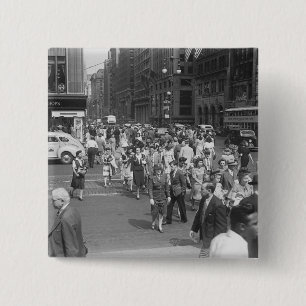 Bóton Quadrado 5.08cm Pedestres