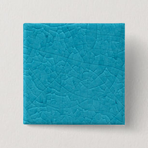 Bóton Quadrado 5.08cm Pedra azul
