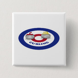 Bóton Quadrado 5.08cm Pedra-curva