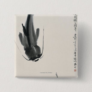 Bóton Quadrado 5.08cm Peixe-gato chinês