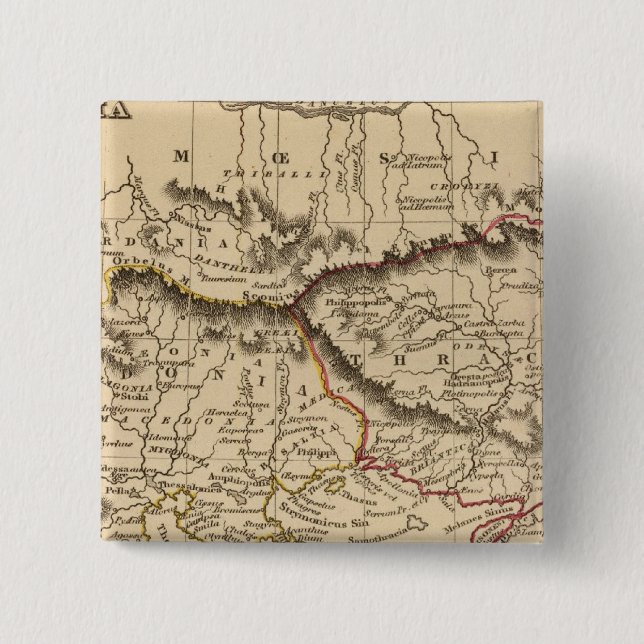 Bóton Quadrado 5.08cm Península dos Balcãs 5 (Frente)