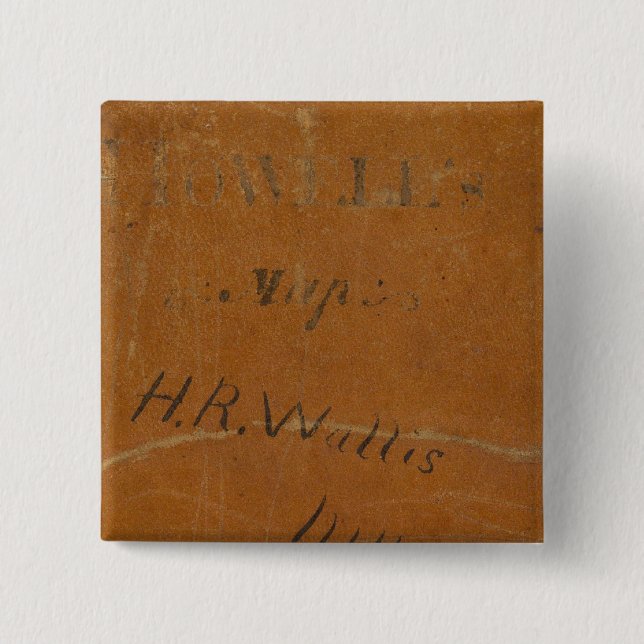 Bóton Quadrado 5.08cm Pennsylvania 10 (Frente)