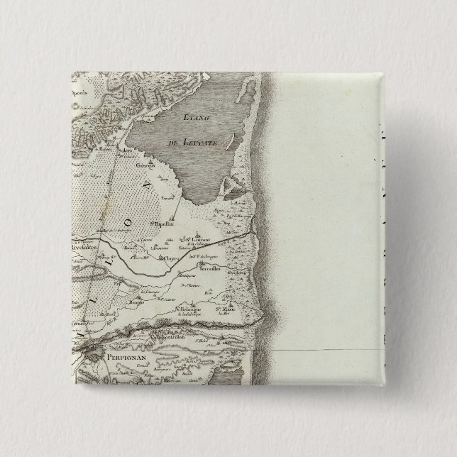 Bóton Quadrado 5.08cm Perpignan (Frente)