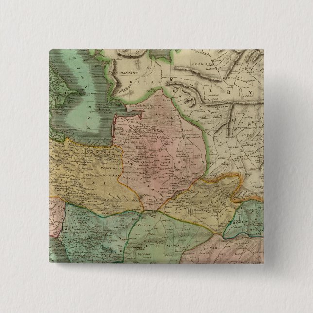 Bóton Quadrado 5.08cm Pérsia 8 (Frente)