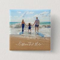 Personalizado Personalizado Botão Foto e Texto