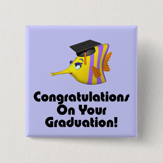 Bóton Quadrado 5.08cm Pesca - (Frente)