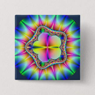 Bóton Quadrado 5.08cm Petals2