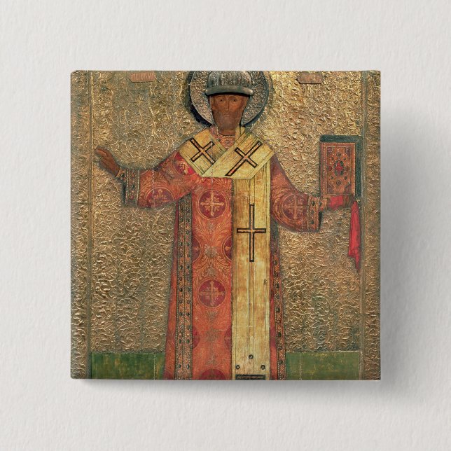 Bóton Quadrado 5.08cm Philipp metropolitano, 1653 (Frente)