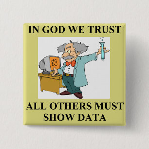 Bóton Quadrado 5.08cm piada engraçada da ciência