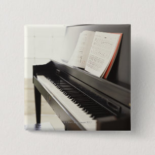 Bóton Quadrado 5.08cm Piano