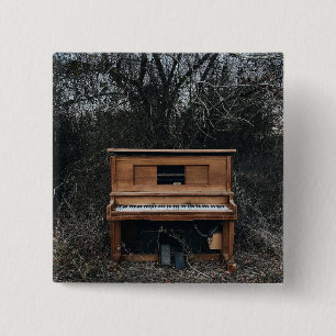 Bóton Quadrado 5.08cm Piano Bonito