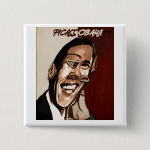 Bóton Quadrado 5.08cm picassobama