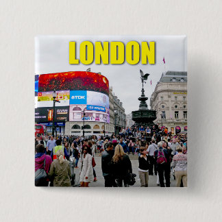 Bóton Quadrado 5.08cm Piccadilly Circus - Foto Pro