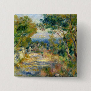 Bóton Quadrado 5.08cm Pierre um Renoir L'Estaque