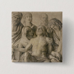 Bóton Quadrado 5.08cm Pieta, o cristo inoperante