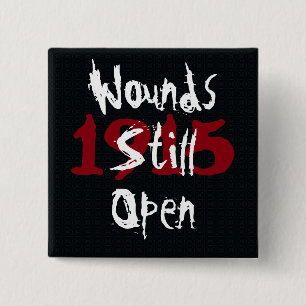 Bóton Quadrado 5.08cm Pin arménio do genocídio