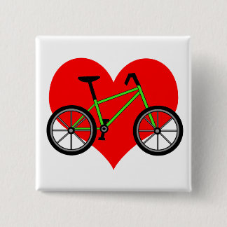 Bóton Quadrado 5.08cm Pin da bicicleta