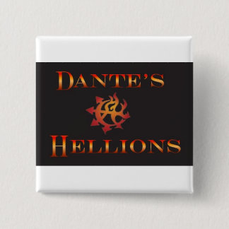 Bóton Quadrado 5.08cm Pin de Dante