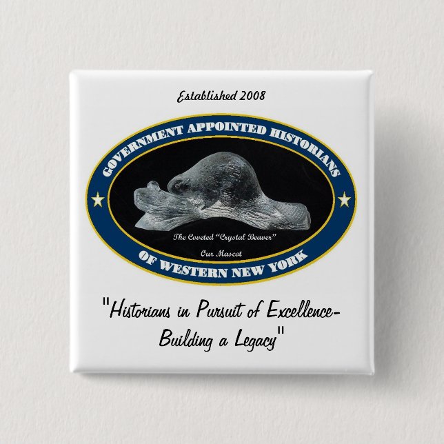 Bóton Quadrado 5.08cm PIN de GAHWNY (quadrado somente) (Frente)