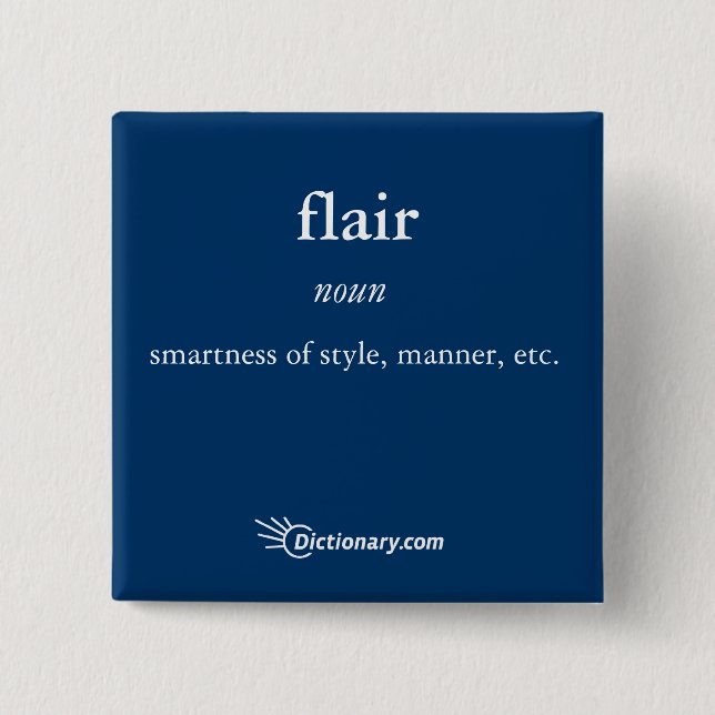 Bóton Quadrado 5.08cm Pin do dom (Frente)