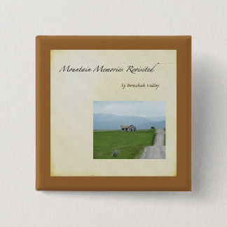 Bóton Quadrado 5.08cm Pin do vale de Berachah