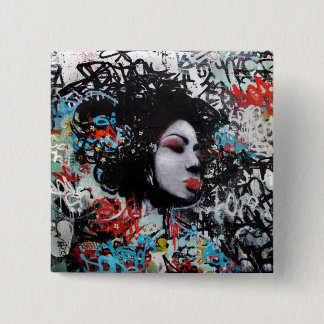 Bóton Quadrado 5.08cm Pin dos grafites