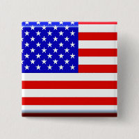 Pin lustroso do botão da bandeira americana