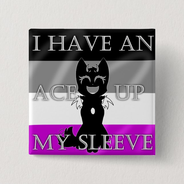 Bóton Quadrado 5.08cm Pino Ace Híbrido (Frente)