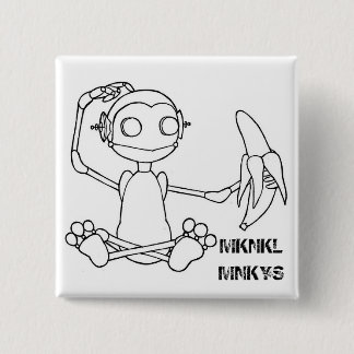 Bóton Quadrado 5.08cm Pino de MKNKL MNKYS