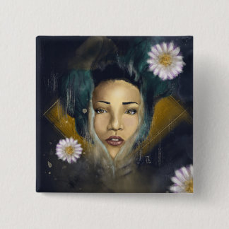 Bóton Quadrado 5.08cm Pino de Sereia da Água