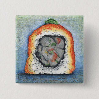 Bóton Quadrado 5.08cm pino do hamachi