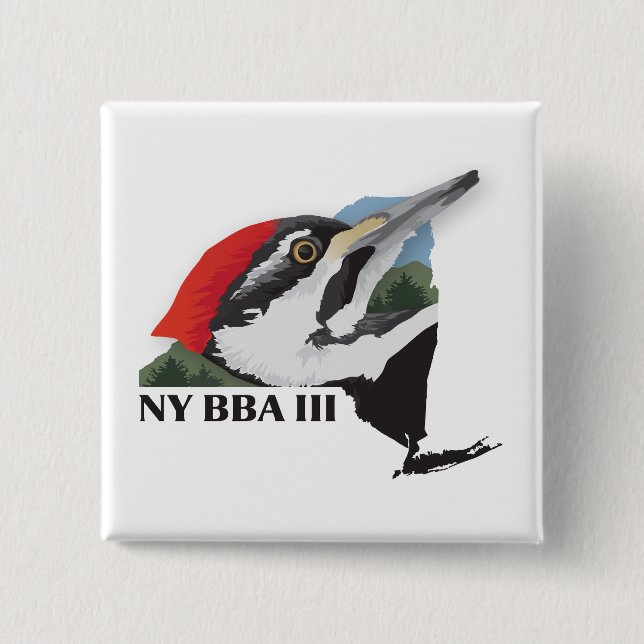 Bóton Quadrado 5.08cm Pino quadrado (Frente)