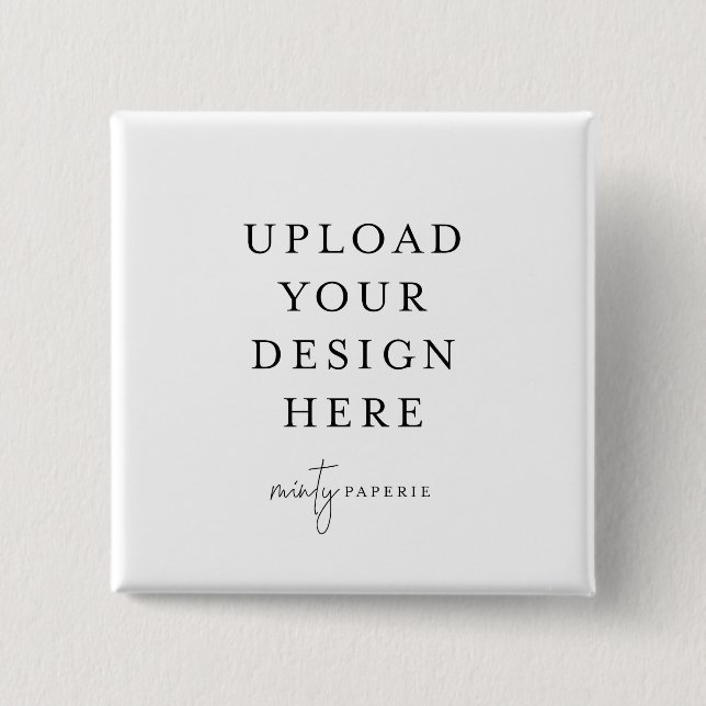 Bóton Quadrado 5.08cm Pino quadrado 2" (Frente)