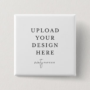 Bóton Quadrado 5.08cm Pino quadrado 2"