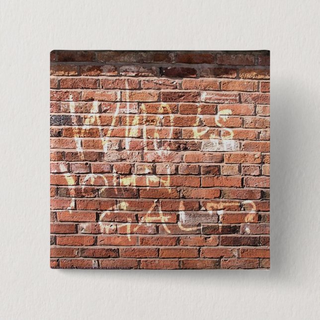 Bóton Quadrado 5.08cm Pino quadrado de John Galt (Frente)