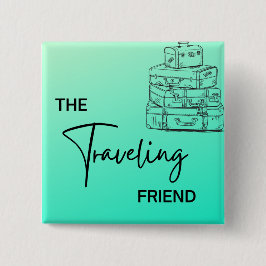 Bóton Quadrado 5.08cm Pinos do melhor amigo