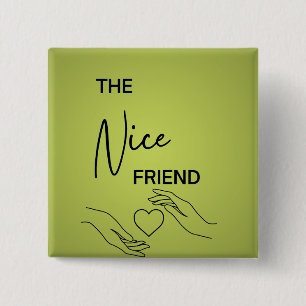 Bóton Quadrado 5.08cm Pinos do melhor amigo