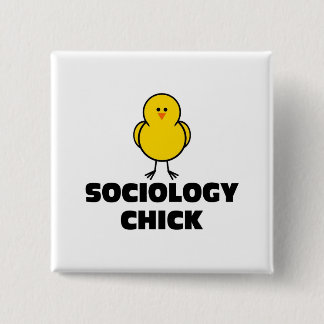 Bóton Quadrado 5.08cm Pintinho da Sociologia